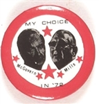 McGovern, Wilbur Mills My Choice