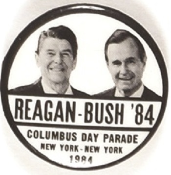 Reagan, Bush Columbus Day Parade