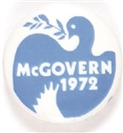 McGovern Blue Peace Dove Celluloid