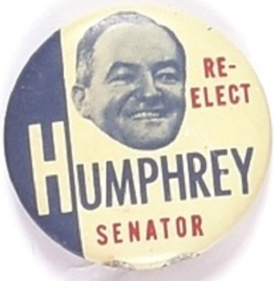 Re-Elect Humphrey Senator Litho