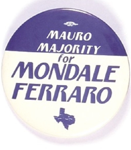 Mondale, Ferraro Texas Mauro Majority