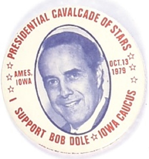 Dole Iowa Caucus 1979 Pin