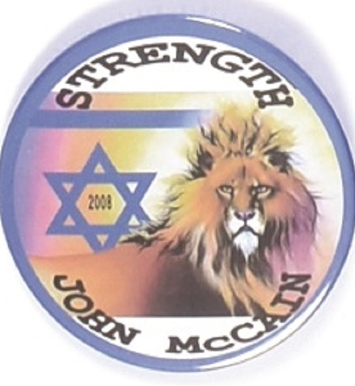 McCain Jewish Lion Strength, Unity