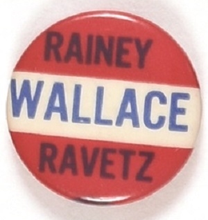 Wallace, Rainey, Ravetz Progressive Party Coattail