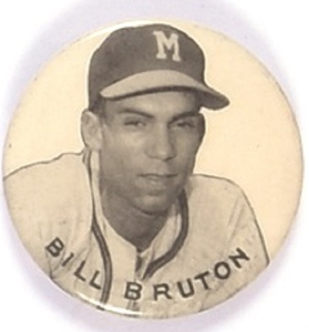 Billy Bruton Milwaukee Braves