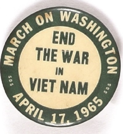 End the War in Vietnam 1965 SDS March on Washington