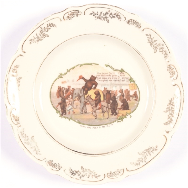 Roosevelt Teddy Bear Parade Plate