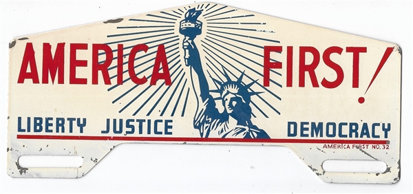 America First License Plate