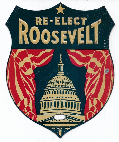 Re-Elect Roosevelt Litho Attachment