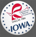 Reagan Iowa 1984 GOP Convention Pin