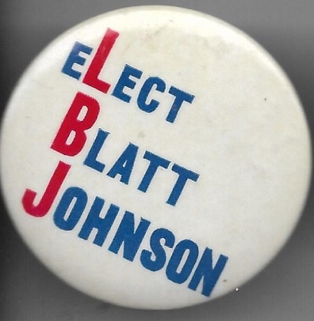 LBJ Elect Blatt, Johnson