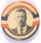 Theodore Roosevelt Scarce Baltimore Badge Celluloid