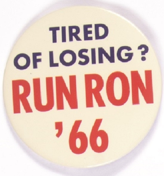 Tired of Losing? Run Ron 66