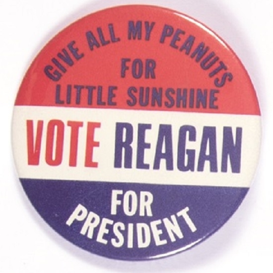 Reagan Give All My Peanuts for a Little Sunshine