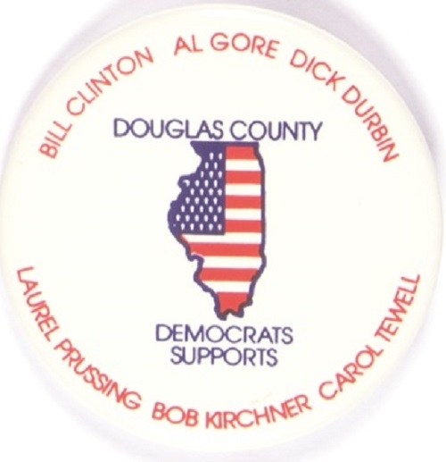 Clinton Douglas County, Illinois Coattail