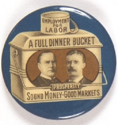 McKinley, TR Blue Dinner Bucket