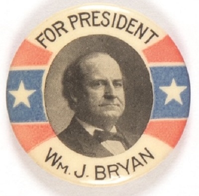 Bryan for President Unusual Stars Celluloid