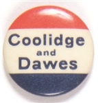 Coolidge, Dawes RWB Celluloid