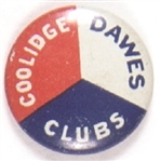 Coolidge, Dawes Clubs Litho