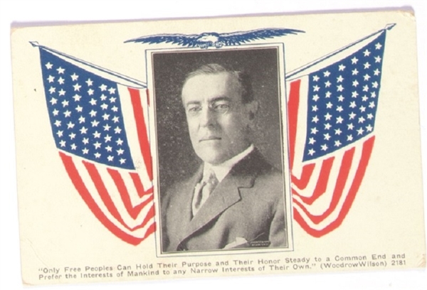 Wilson Patriotic Postcard
