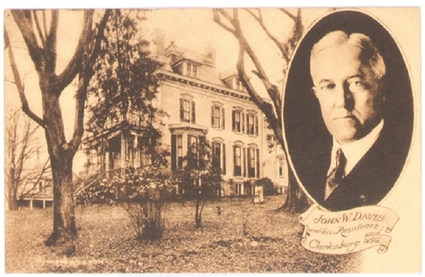 John W. Davis Hometown Postcard
