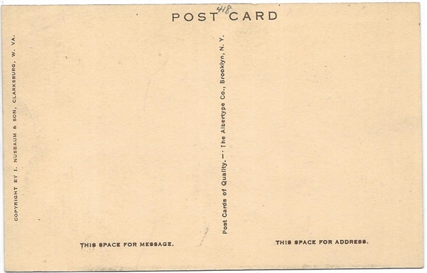 John W. Davis Hometown Postcard