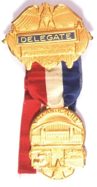 Johnson 1964 Delegate Badge