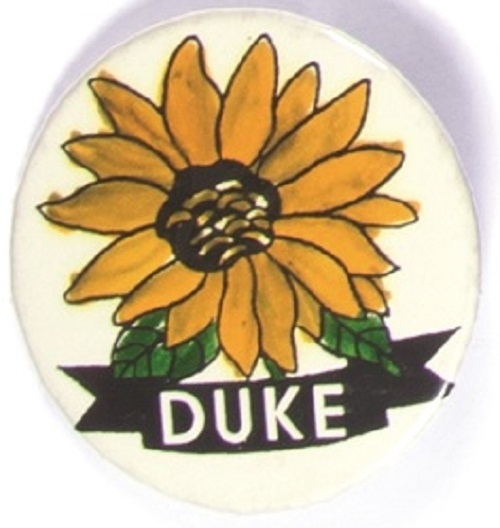 Dukakis Duke Flower Pin