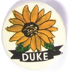 Dukakis Duke Flower Pin