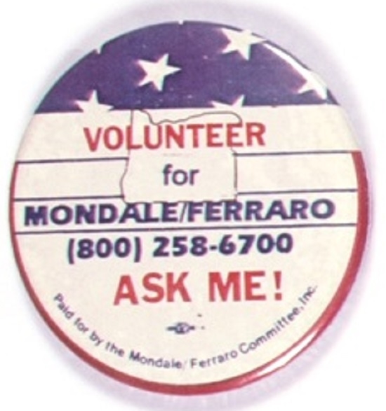 Mondale Volunteer Ask Me!