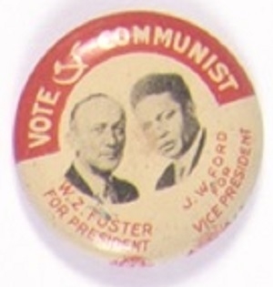Foster, Ford Communist 7/8 Inch Litho Jugate