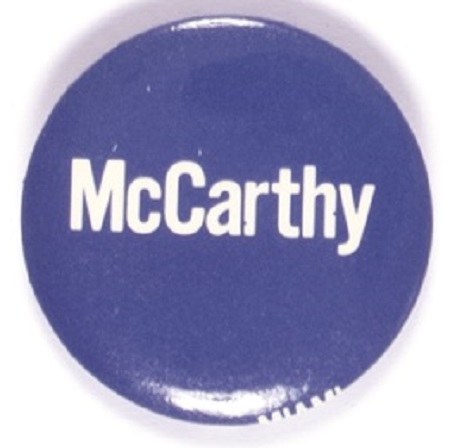 Eugene McCarthy Rare 1972 Colorado Delegation Pin
