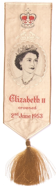 Queen Elizabeth 1953 Ribbon