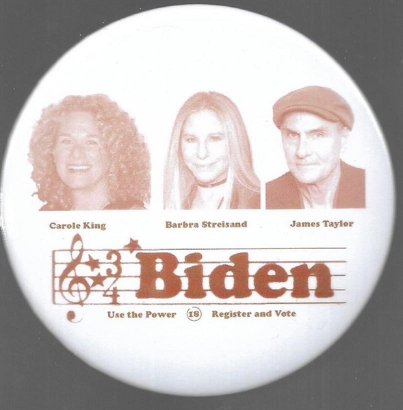 Joe Biden Concert Pin