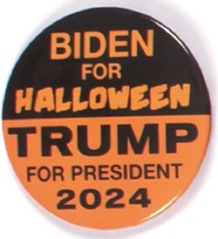 Trump for President, Biden for Halloween 2024