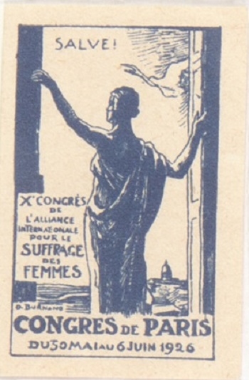 Paris Suffrage Convention Stamp