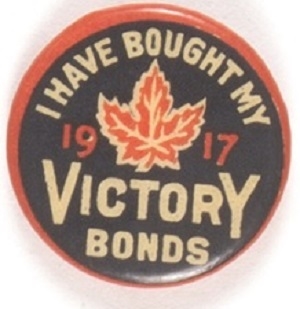 Canadian Victory Bonds Celluloid