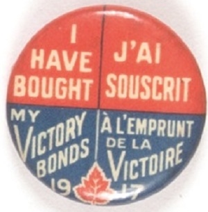 I Have Bought My Victory Bonds