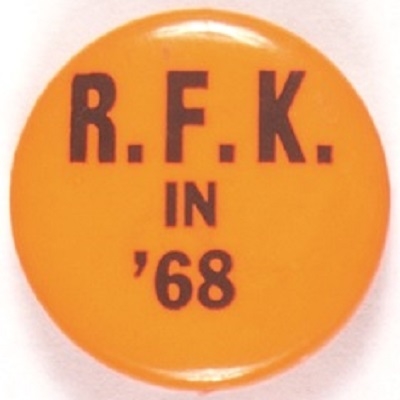 RFK in 68 Orange Celluloid