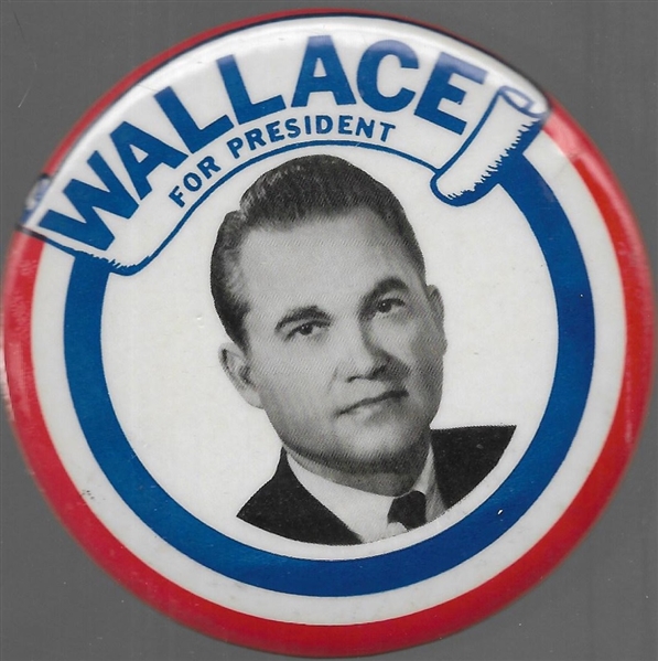 Wallace for President 1964 Celluloid 