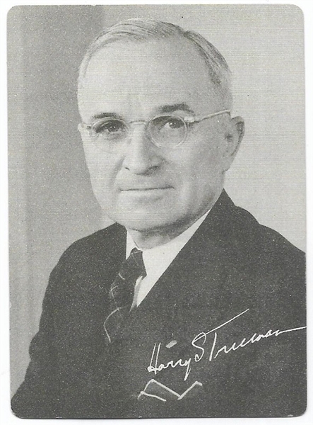 Truman Democratic Convention Card 
