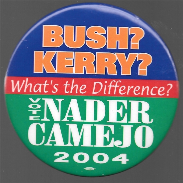 Nader Anti Bush, Kerry Celluloid 
