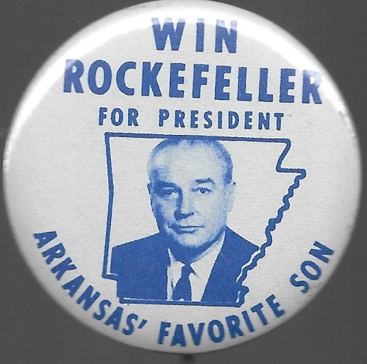 Win Rockefeller Arkansas’ Favorite Son 