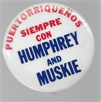 Puertoriquenos for Humphrey, Muskie 