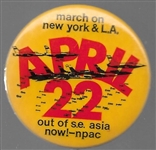 NPAC April 22 Protest Pin 
