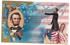 Lincoln Centennial Postcard 