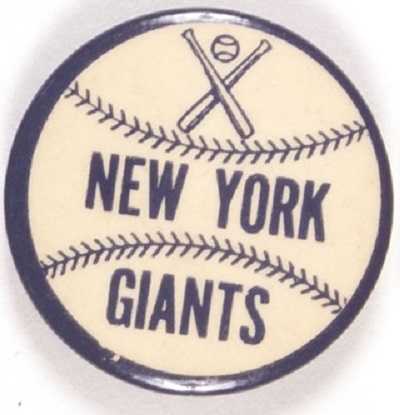 New York Giants Baseball Pin