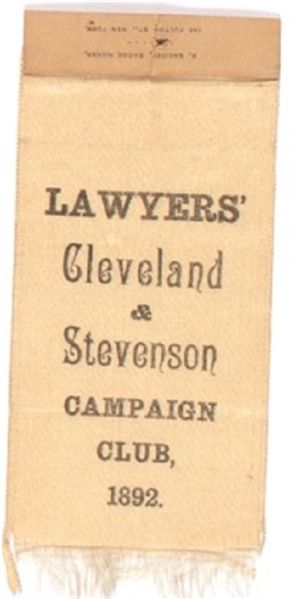 Lawyers for Cleveland and Stevenson Ribbon