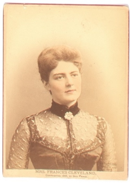 Frances Cleveland Tinted Cabinet Card