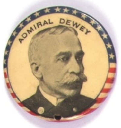 Admiral Dewey Large Celluloid